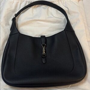 Gucci Jackie 1961 Hobo Leather Large BLACK